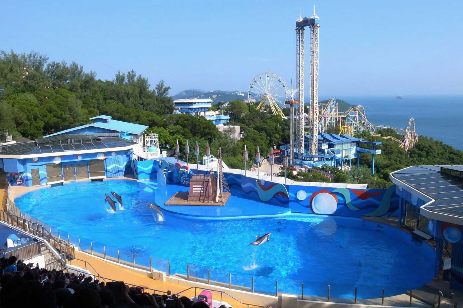 Hong kong-Ocean Park Hong Kong, Hong Kong's theme park, a lively large-scale garden party