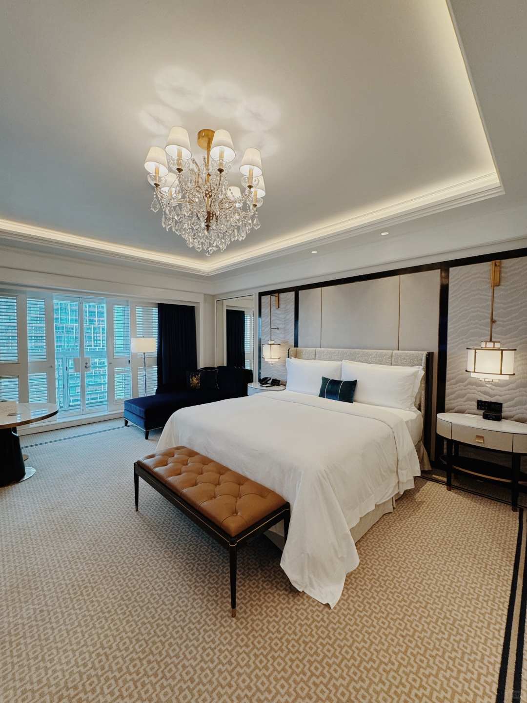 Jakarta-St. Regis Jakarta Hotel, with live piano music in the lobby at night