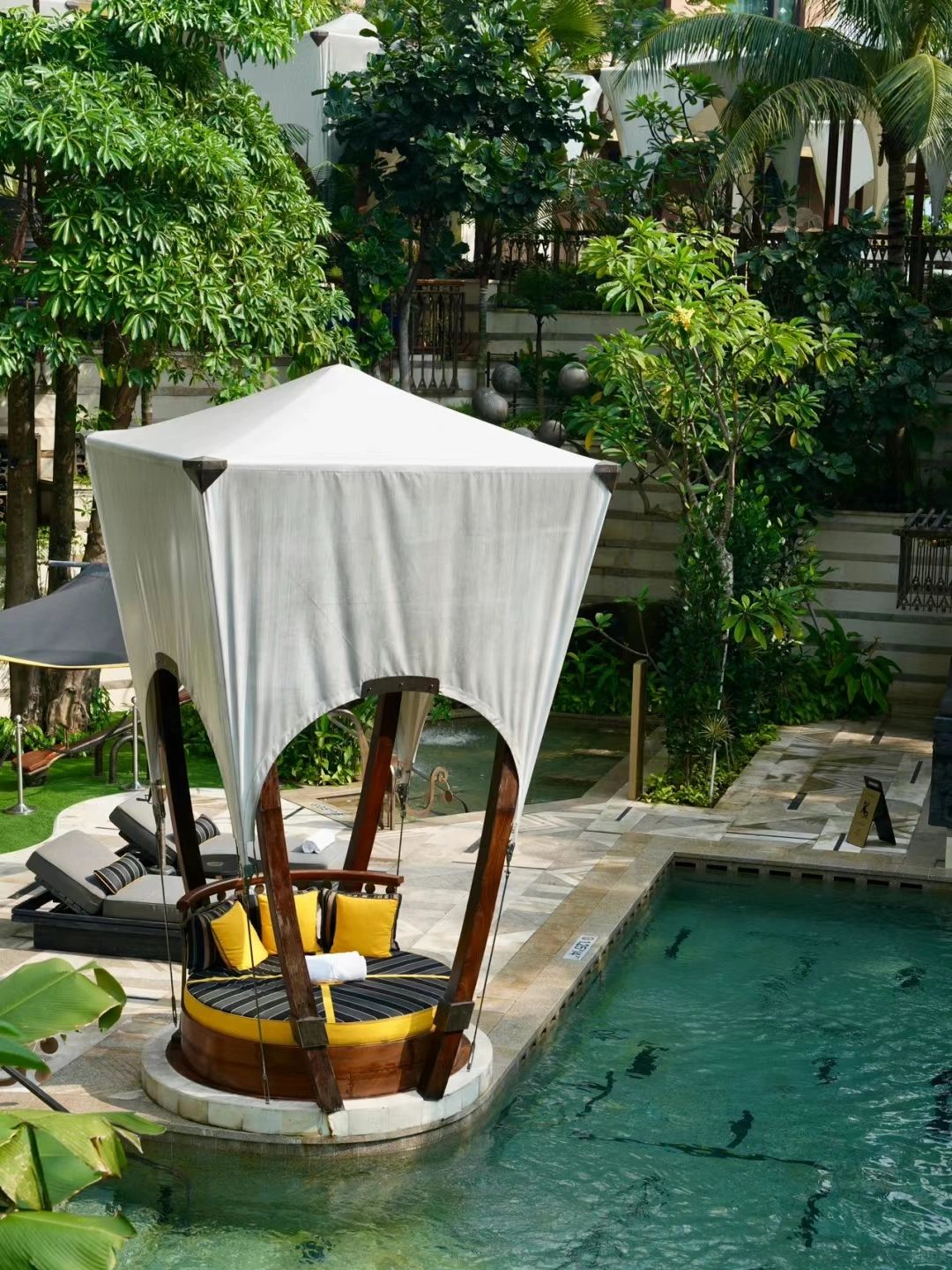 Jakarta-C4 Park Hyatt Jakarta☄️, British aristocratic decoration style, memorial hall and park view