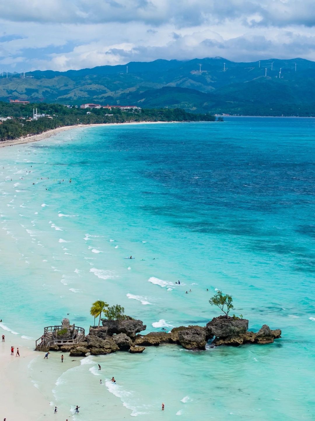 Boracay-The most beautiful island, Boracay, with glass-like colorful waters and white and fine beaches