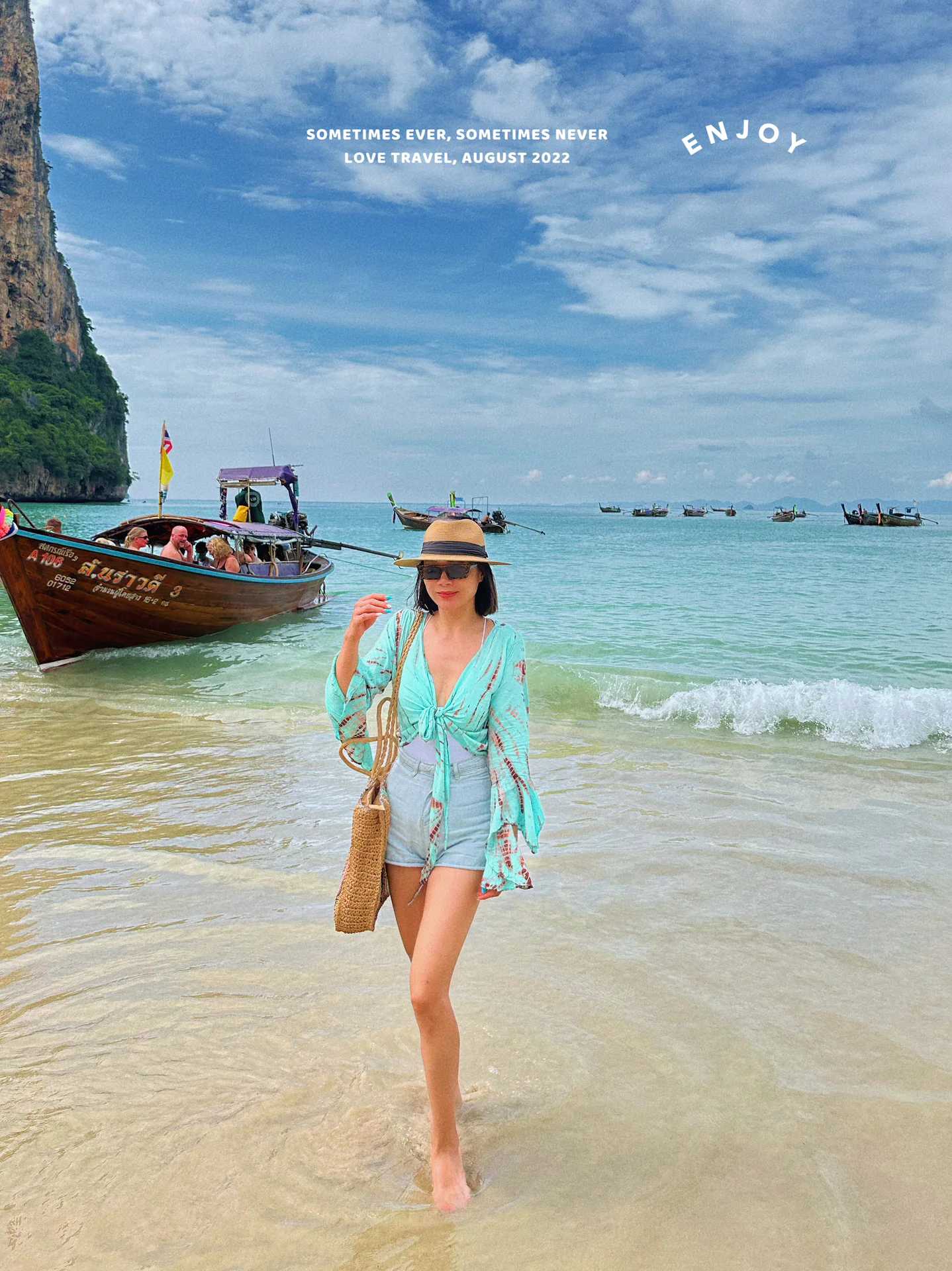 Krabi-Railay Beach in Krabi, Thailand?, the closest resort beach to the center of Ao Nang