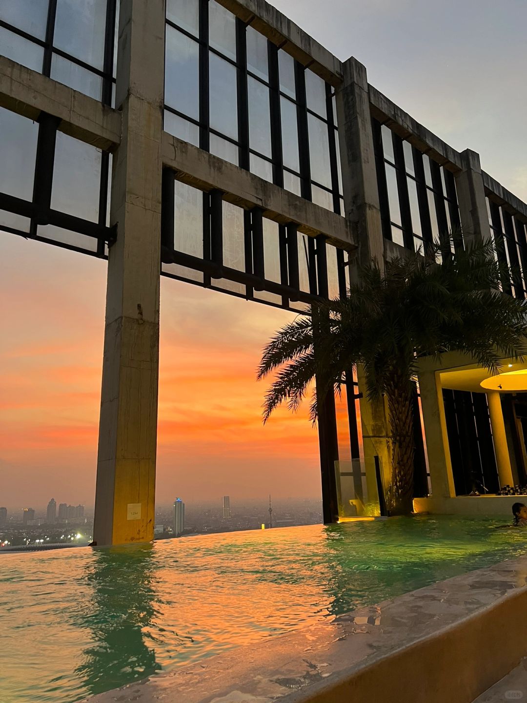 Jakarta-Enjoy the sunset at Cafe Cali? restaurant on the top floor of The orient Jakarta hotel