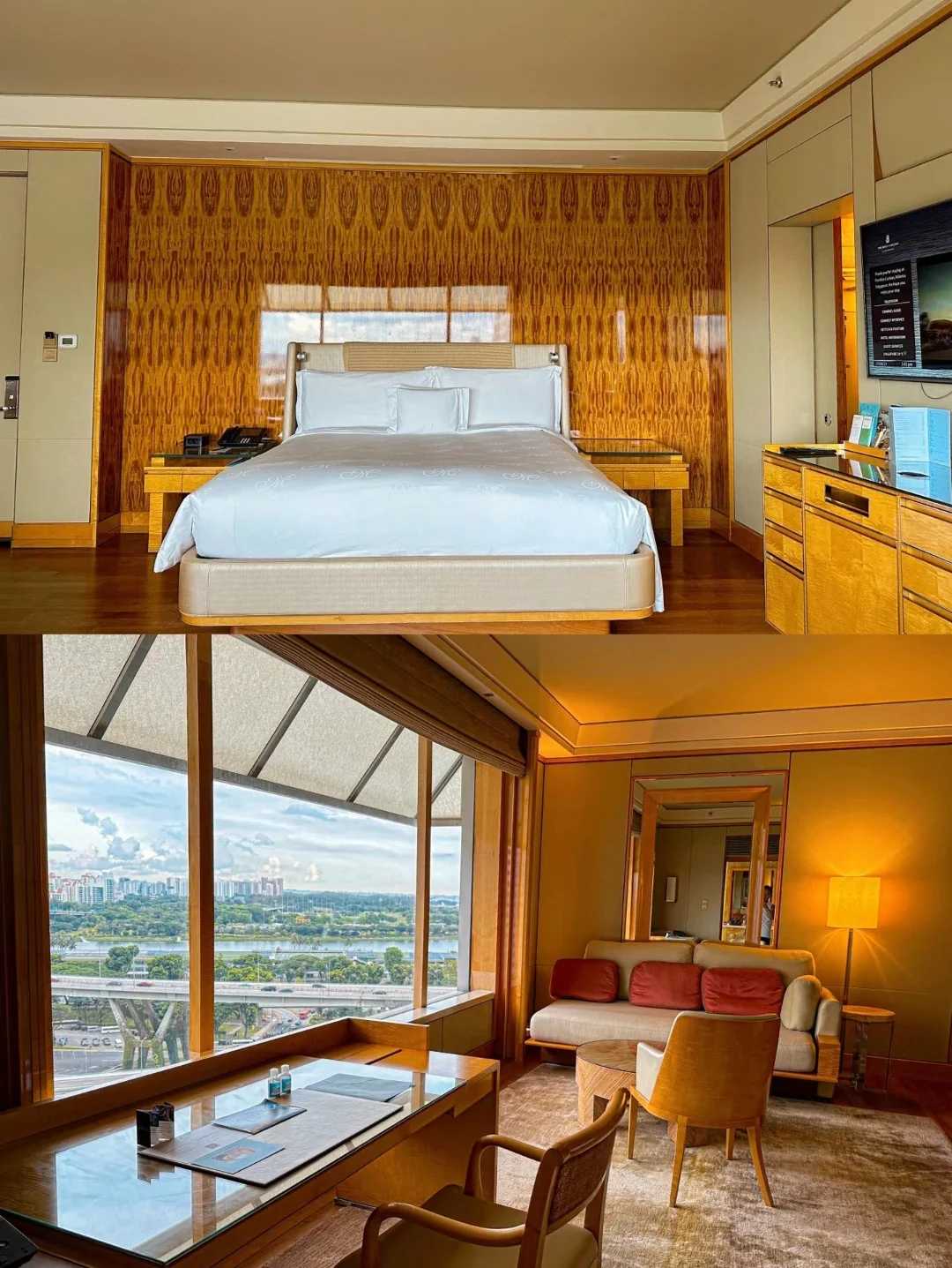 Singapore-The Ritz-Carlton, Singapore. ? Huge floor-to-ceiling windows offer sea views