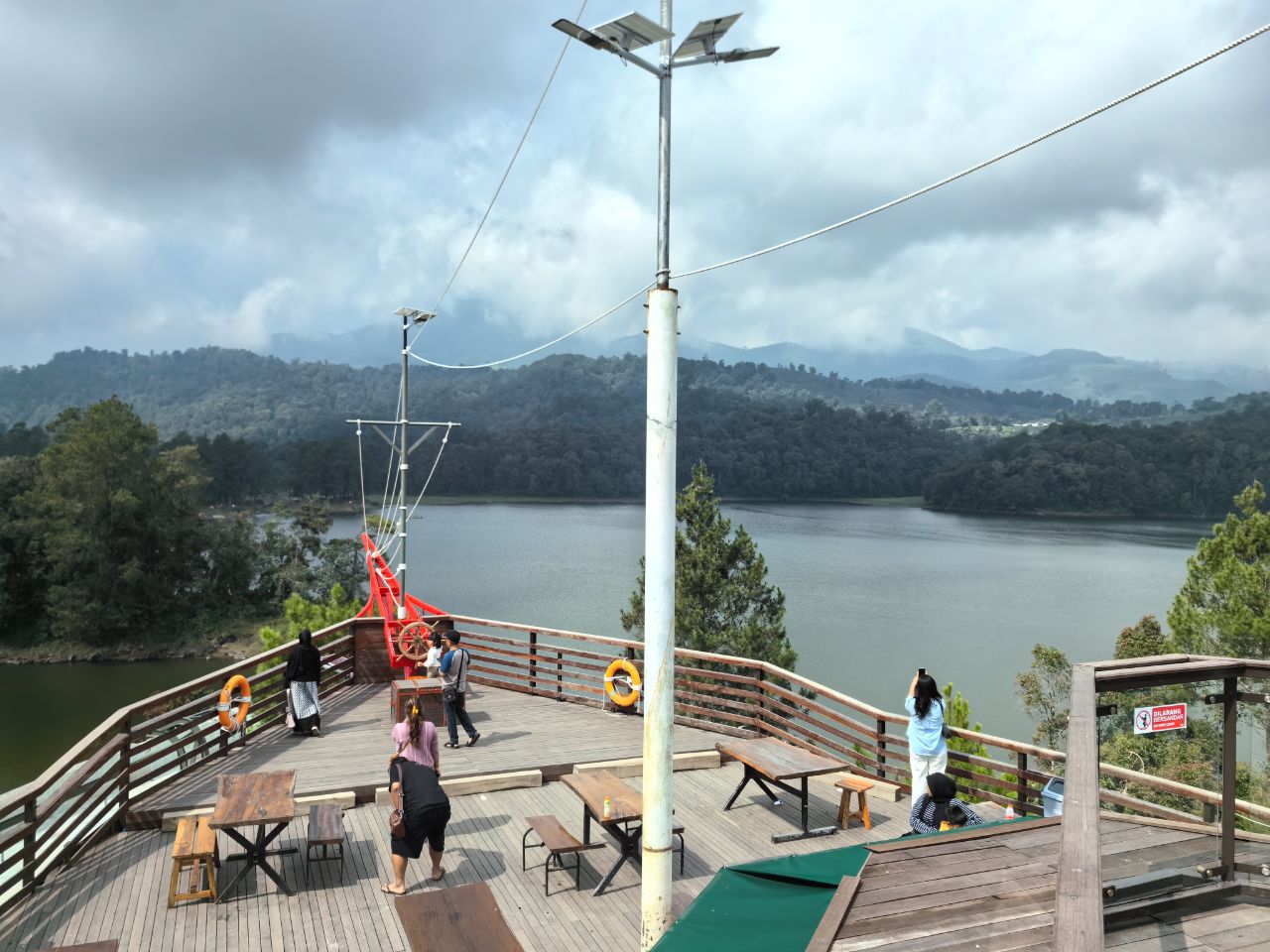 Jakarta-Parkiran Atas Kawah Putilh volcano, Bandung, Indonesia, tropical rainforest hiking