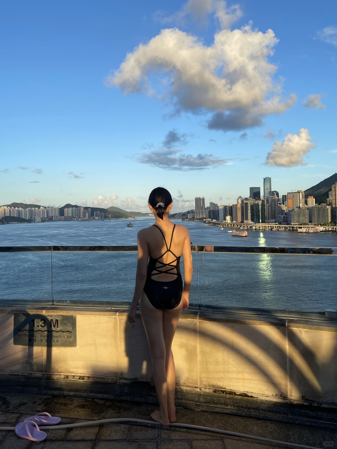 Hong kong-The outdoor infinity pool at Harbour Grand Kowloon in Hong Kong is a must-visit