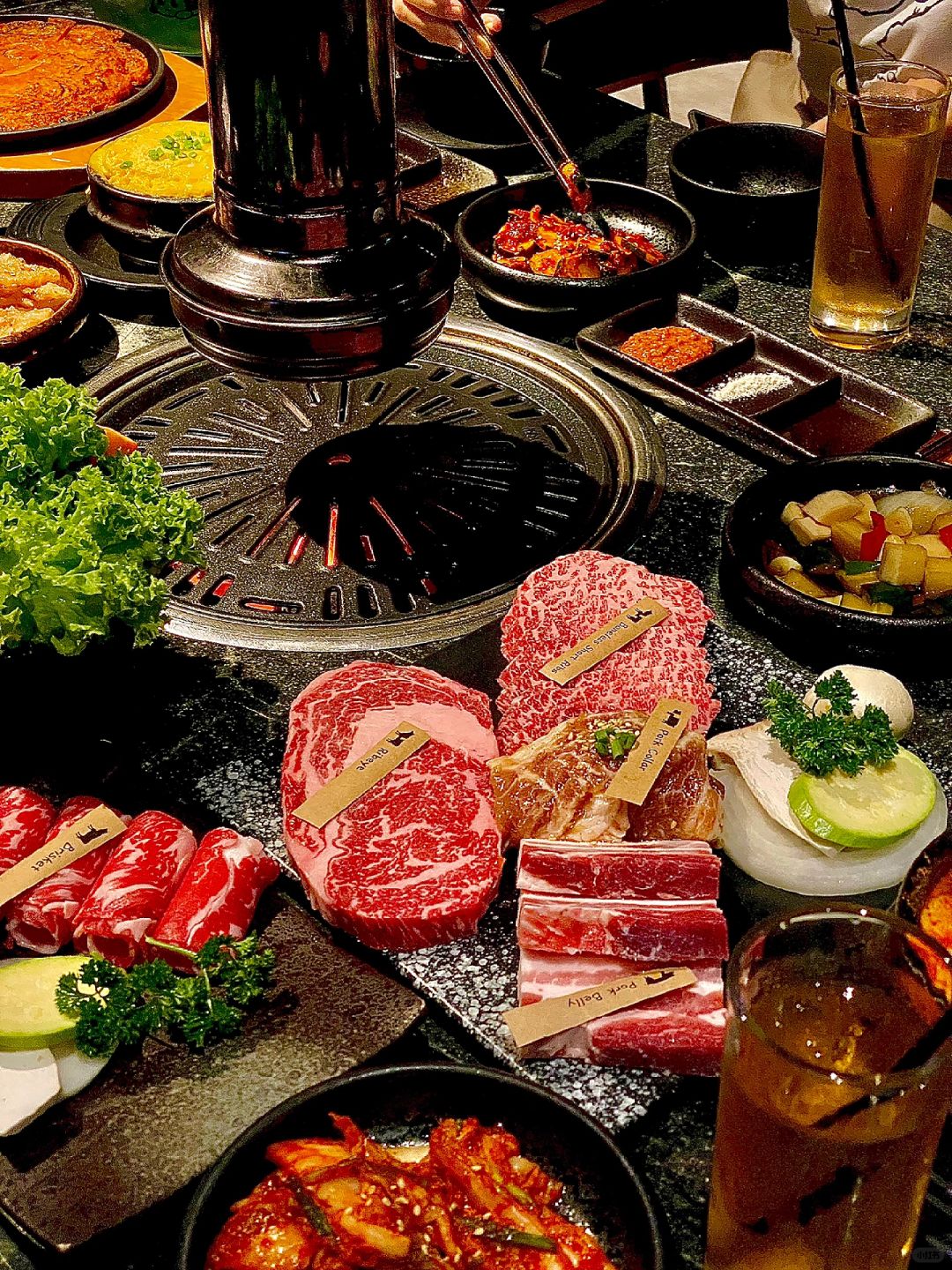 Singapore-Korean barbecue at Hanjip Korean Grill House in Singapore, recommended seafood pancakes and beef