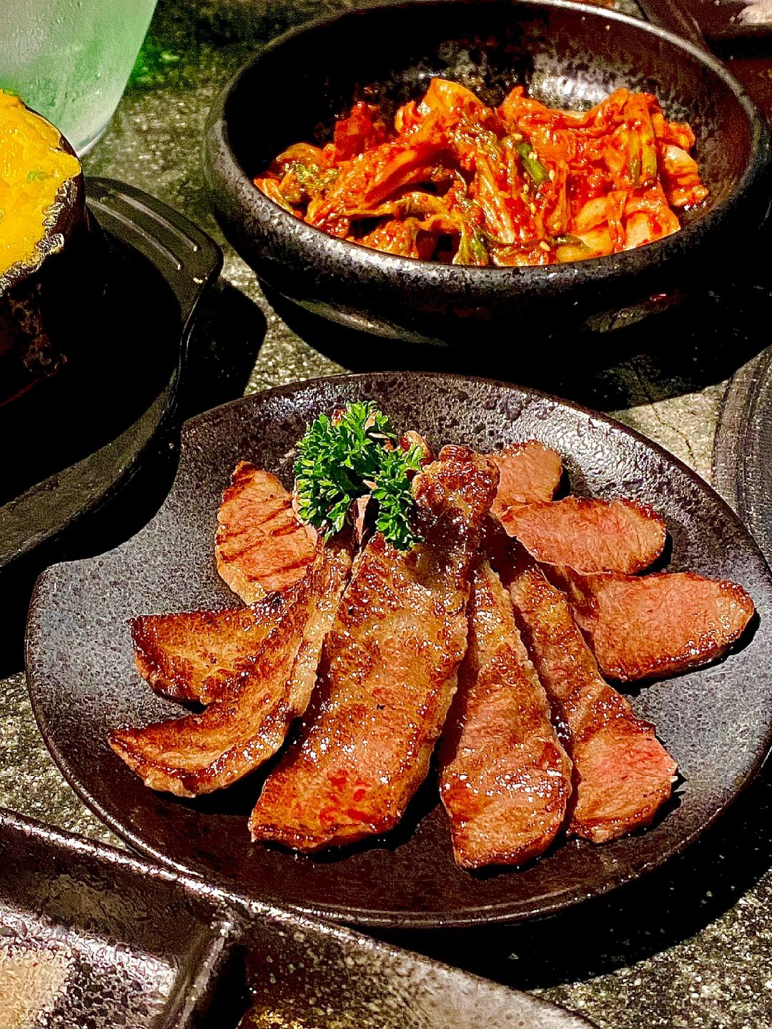 Singapore-Korean barbecue at Hanjip Korean Grill House in Singapore, recommended seafood pancakes and beef