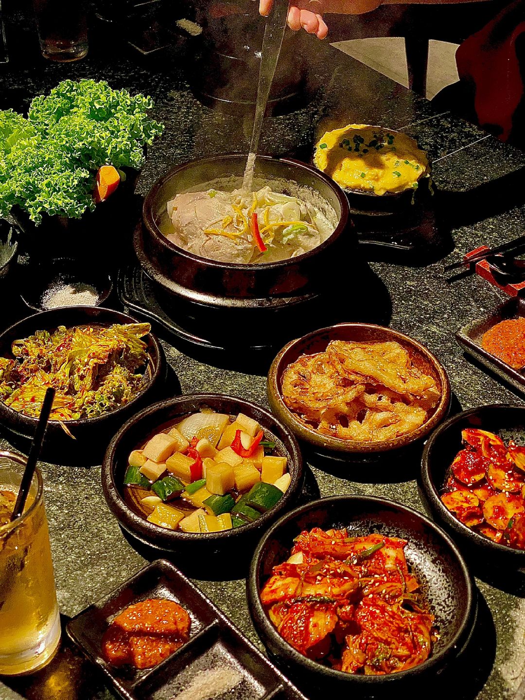 Singapore-Korean barbecue at Hanjip Korean Grill House in Singapore, recommended seafood pancakes and beef