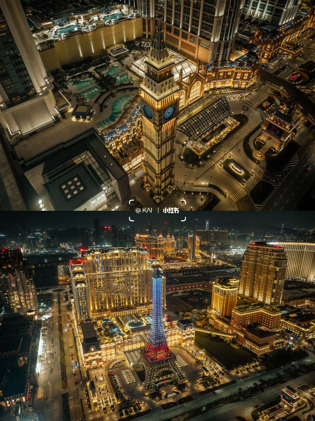 Macao-As night falls, Macau's main color turns golden during a trip to Asia's gambling cities