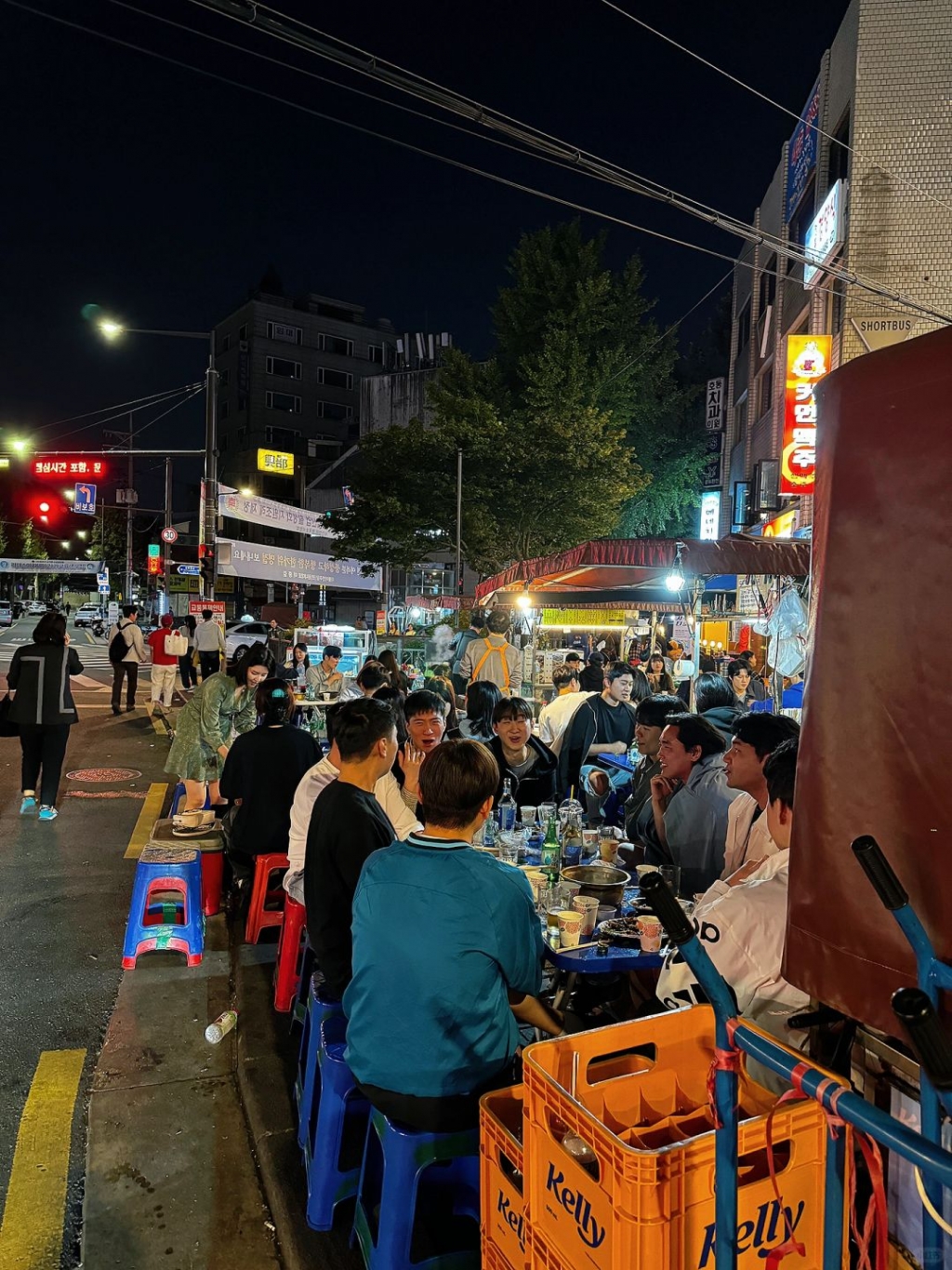 Seoul-Seoul Subway Night Market Street Stall Night Market, Experience the Fireworks of Korea