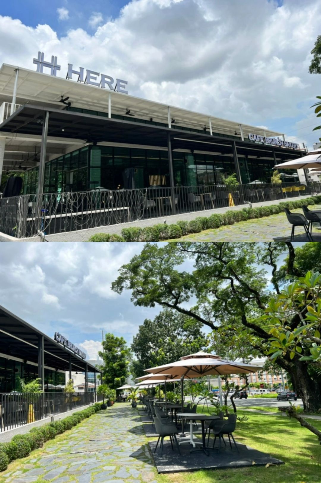 Clark/Angel City-Here Cafe Clark Korean Cafe, a quiet atmosphere under a modern architectural style