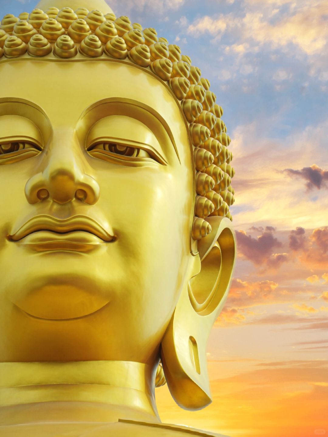 Bangkok-The huge Buddha statue at Wat Phra Kaew in Bangkok is a stunning sight