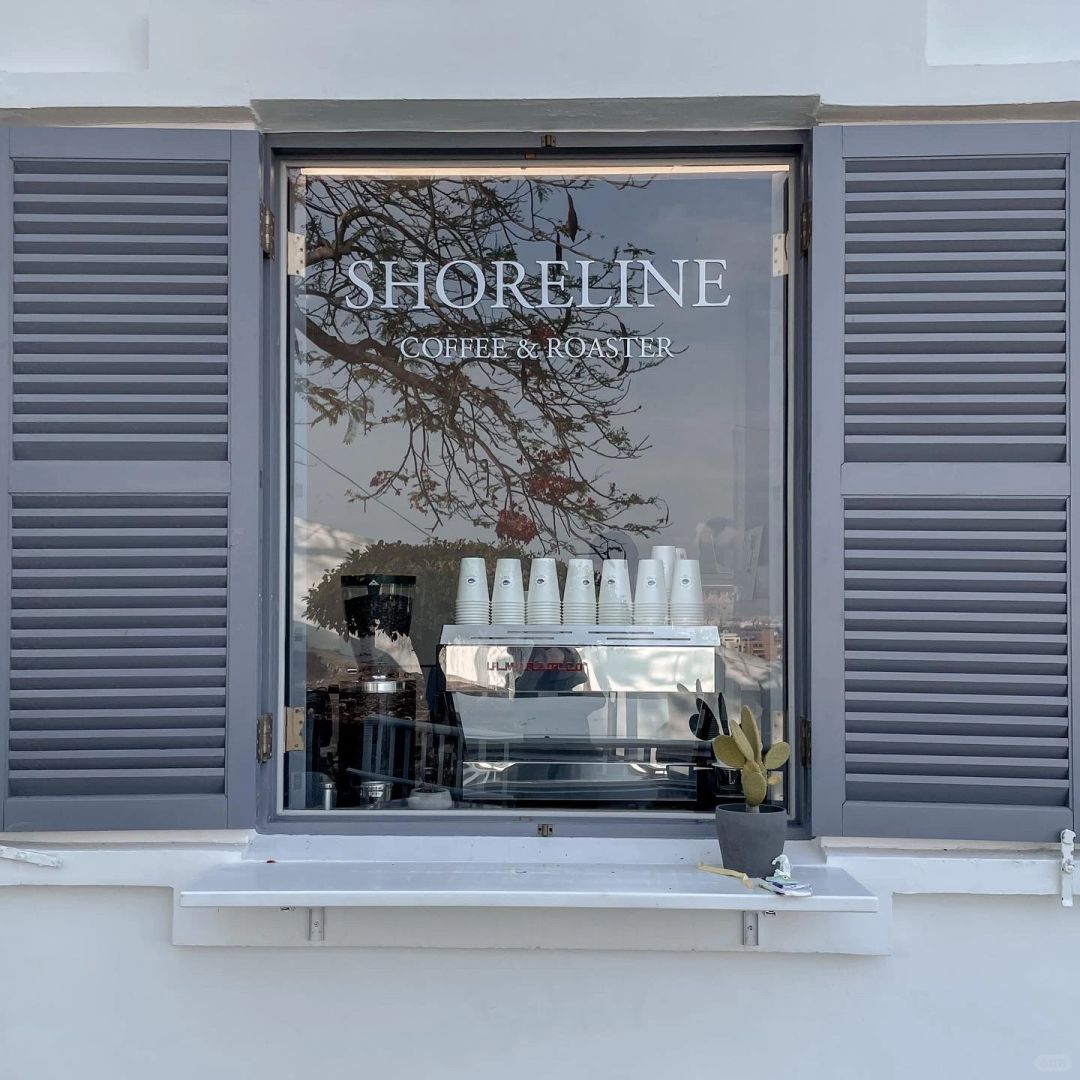 Taiwan-Kaohsiung shoreline coffee roaster, ??the beautiful little Jeju Island Lighthouse Coffee