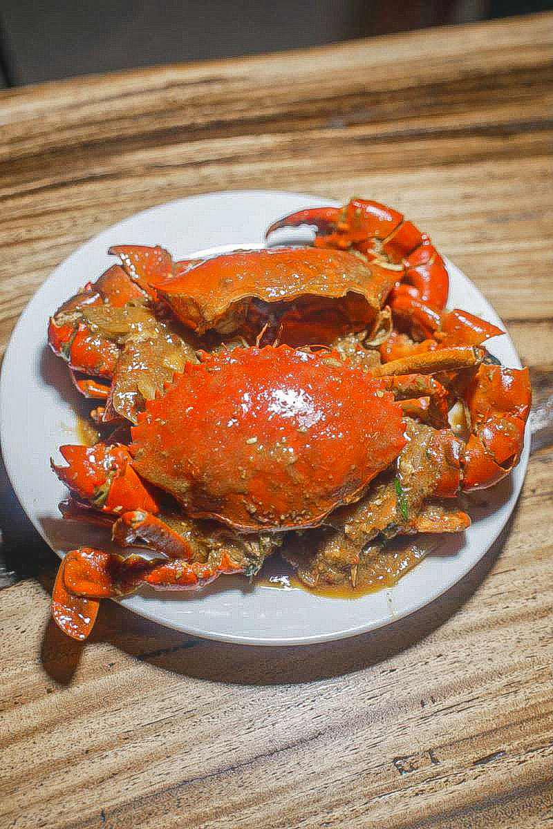 Bali-Bali KING'S CRAB OCEAN VIEW RESTO, a seafood restaurant on the cliff