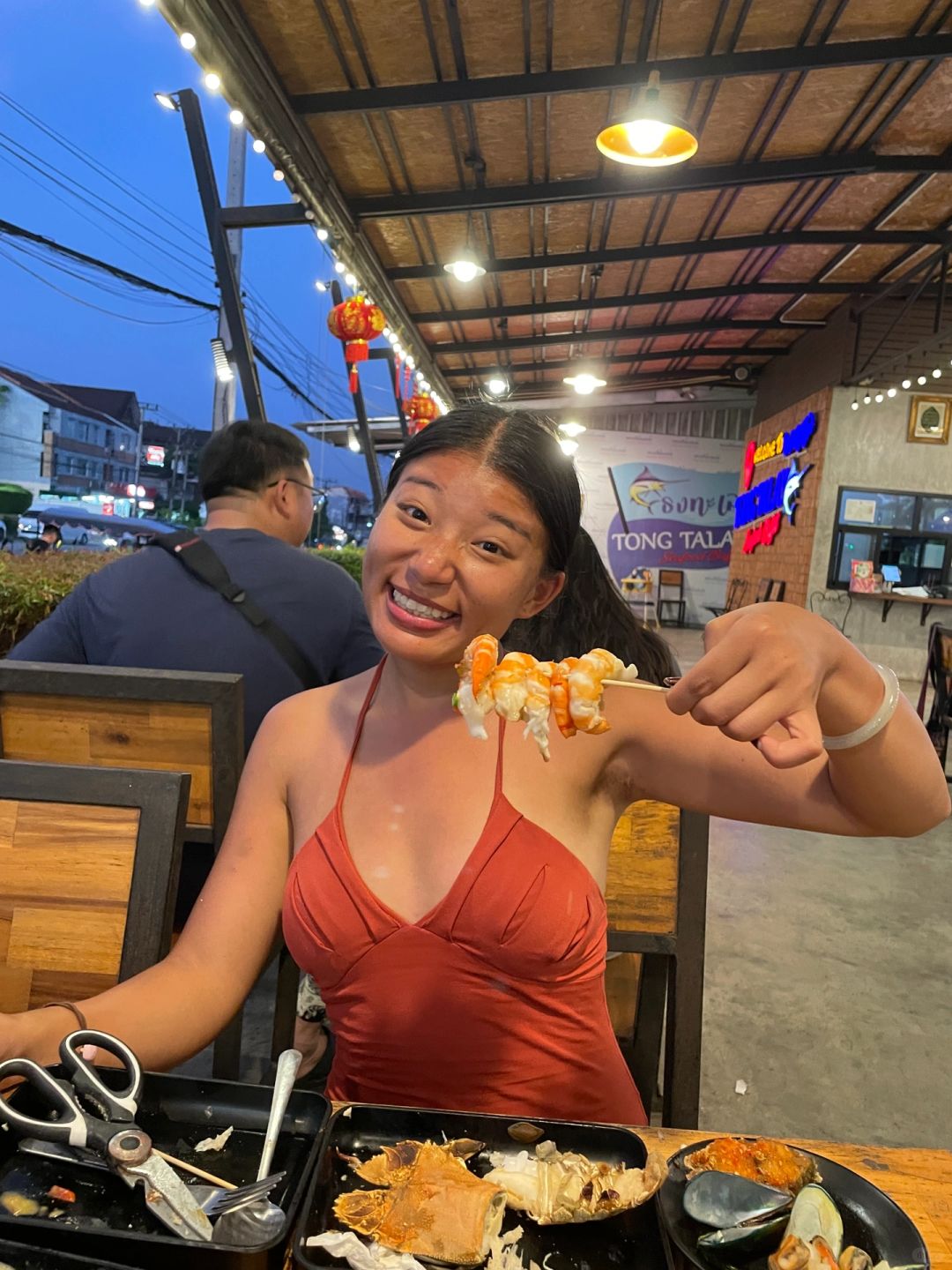 Krabi-TongTalay Seafood Buffet, the best seafood restaurant in Ao Nang Beach, Krabi