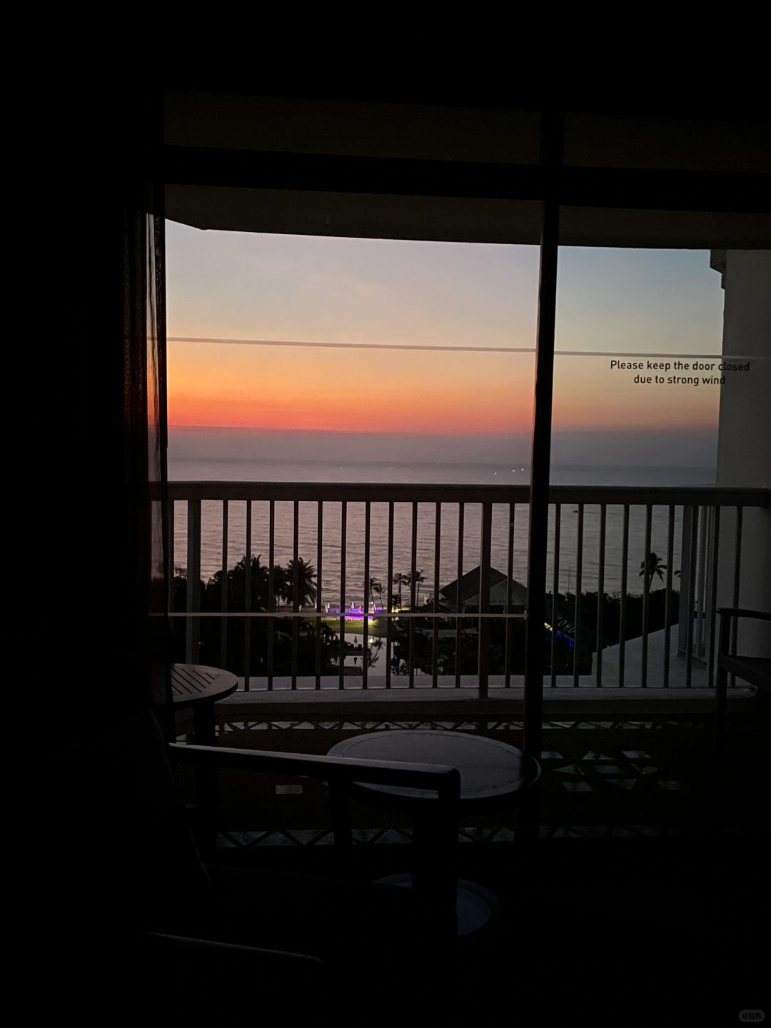 Hua Hin-Radisson Blu Resort Hotel?, you can see the pink sunrise from your hotel room