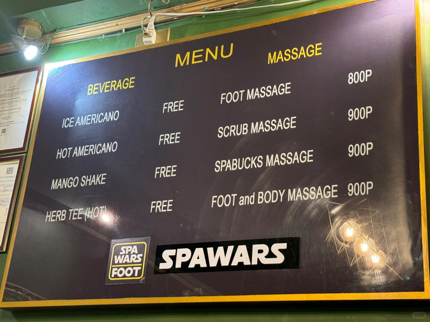 Boracay-Boracay SPA WARS Foot Massage, across the river from the Bucket Market in Dmall