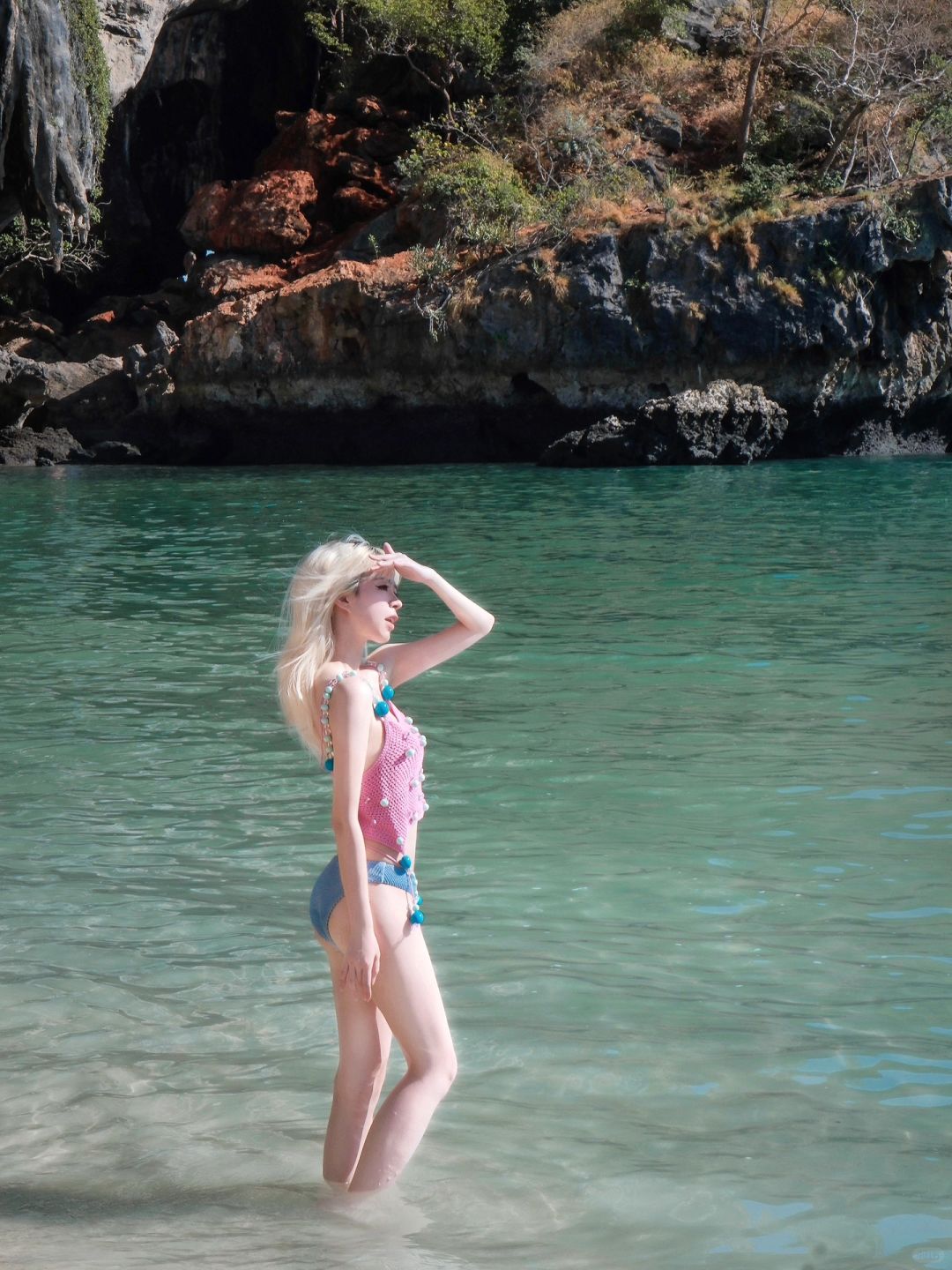 Krabi-Krabi Island Hopping Tour, Railay Island is suitable for lazy people and cheap