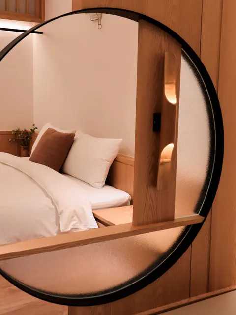 Taiwan-Tainan Qisu, a Japanese-style B&B Seven Nights hotel, creates a warm feeling