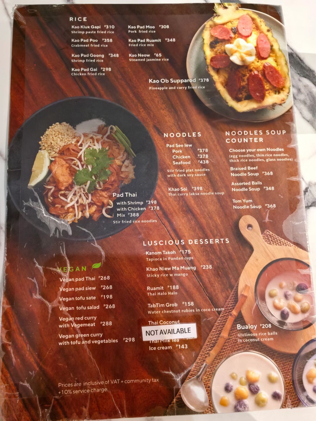 Manila/Luzon-JATUJAK, a Thai restaurant in Manila, is located on the 2nd floor of the MoA mall