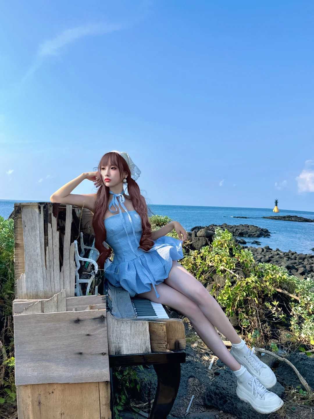 Busan/Jeju-Lazy Pump Cafe in Jeju Island, a cafe with a strong Aewol-eup movie atmosphere