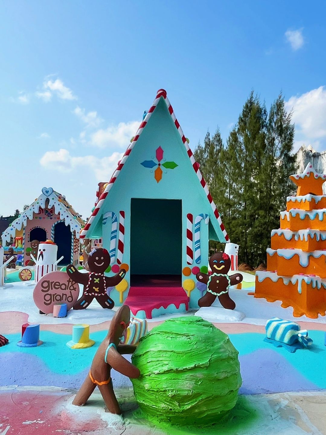Pattaya-Great Grand Sweet Destination, Pattaya Ice Cream Theme Factory Amusement Park