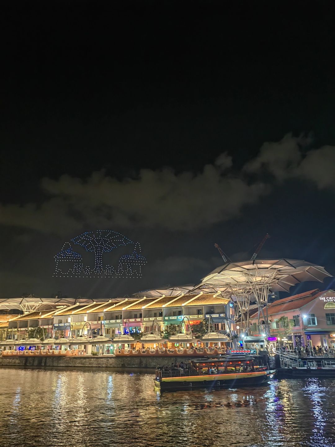 Clark/Angel City-Clarke Quay in the Philippines, encountering a cool drone show