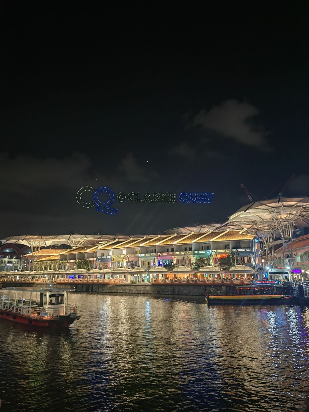 Clark/Angel City-Clarke Quay in the Philippines, encountering a cool drone show
