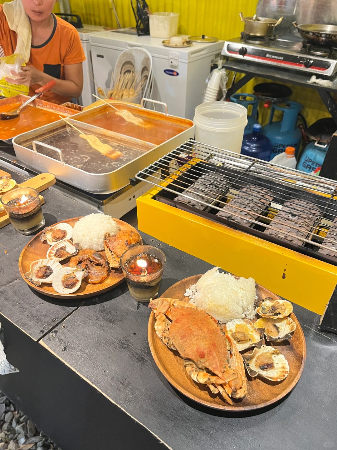 Cebu-IT Park Ground Night Market in Cebu, Philippines, featuring only local specialty cuisine