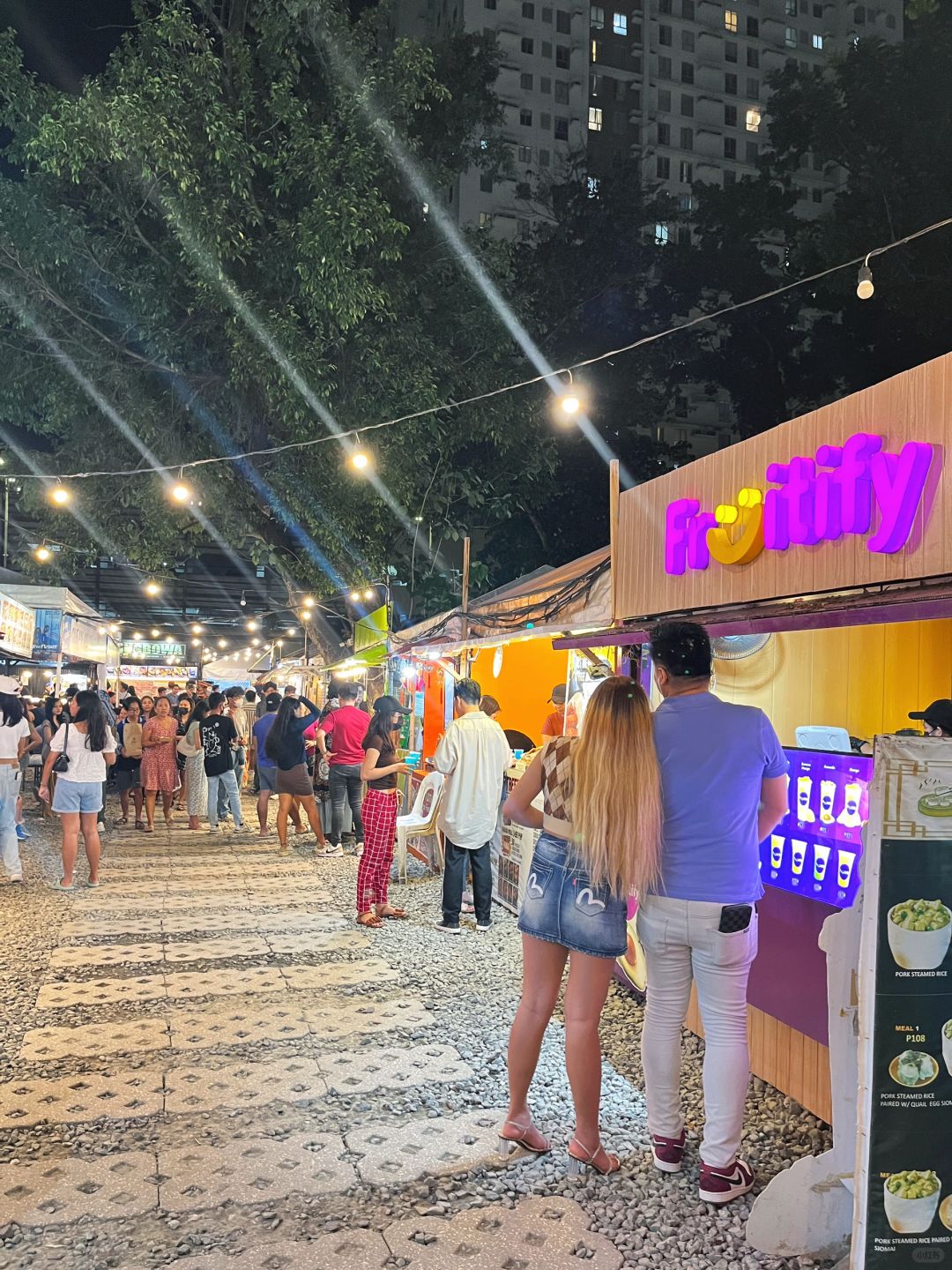 Cebu-IT Park Ground Night Market in Cebu, Philippines, featuring only local specialty cuisine