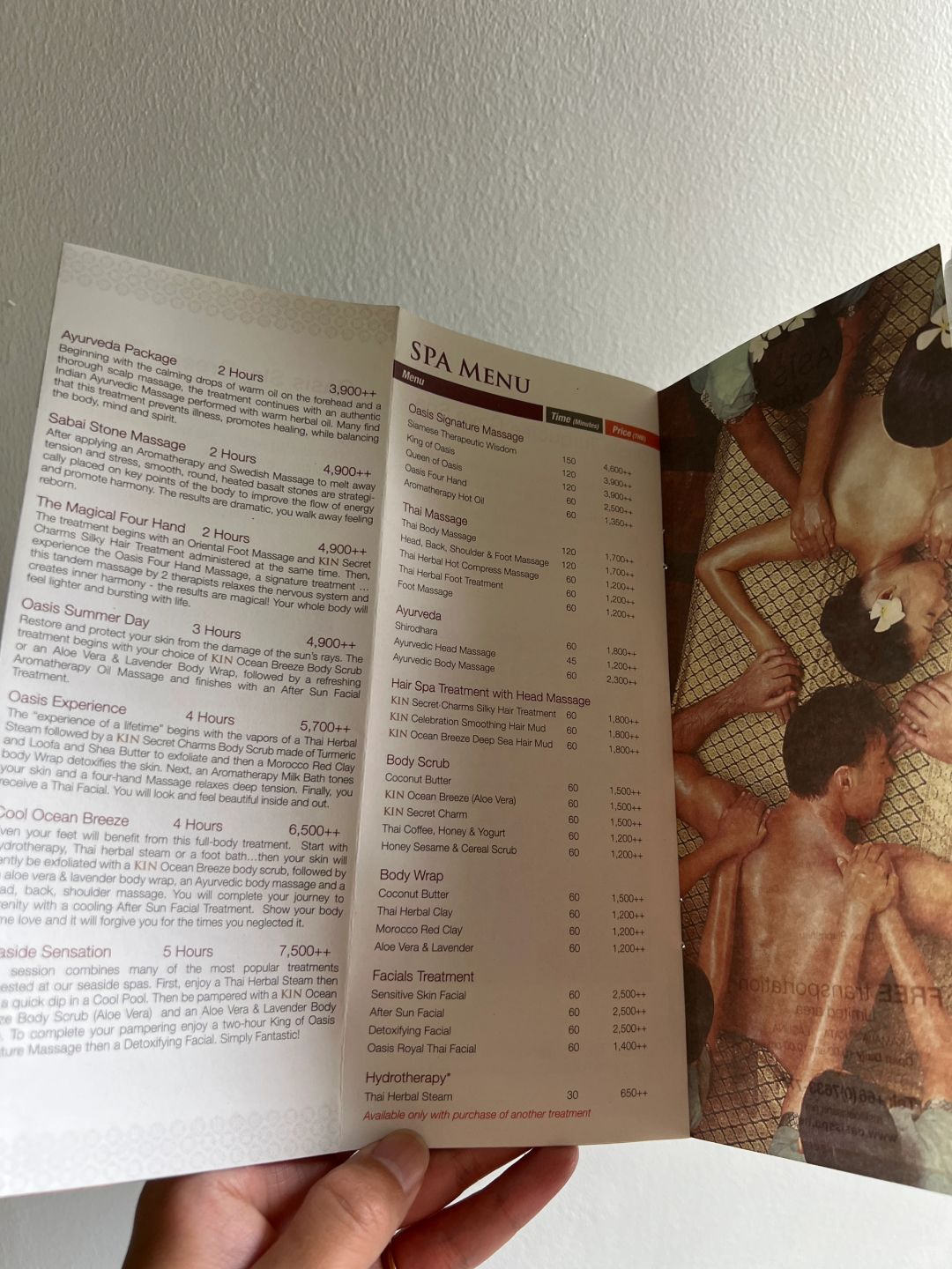 Phuket-Oasis Spa Massage Shop in Phuket, Thailand with price list, enjoy the luxury of a lady