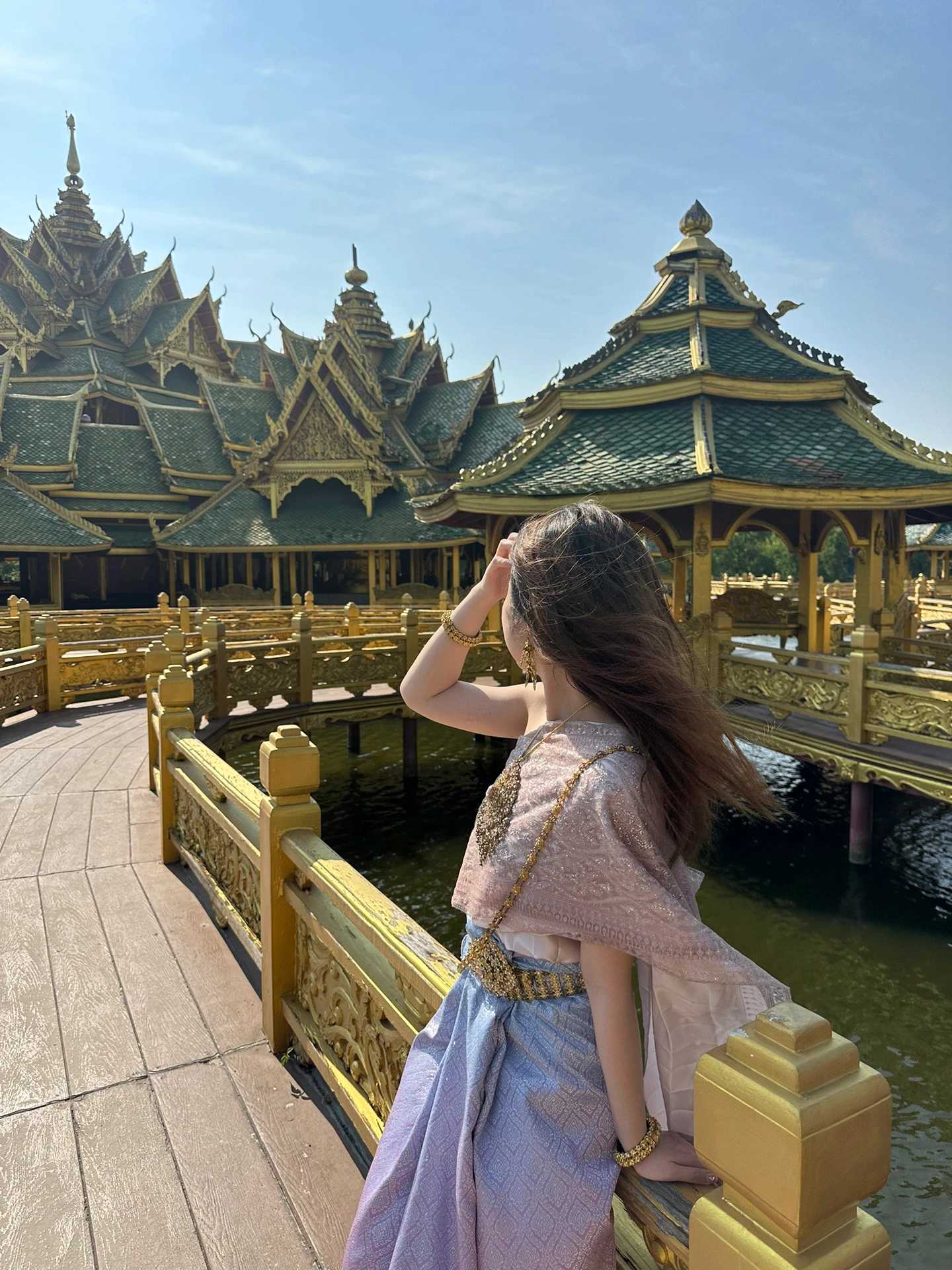 Bangkok-Thailand travel diary, first experience of Thai clothing in Siam Ancient City ‍️, every location is beautifully built