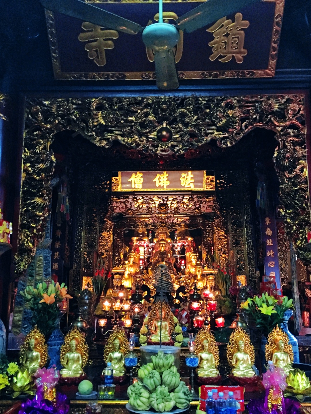 Hanoi-Tran Quoc Pagoda in Hanoi, Vietnam. Chinese characters are everywhere, as if we are in China?
