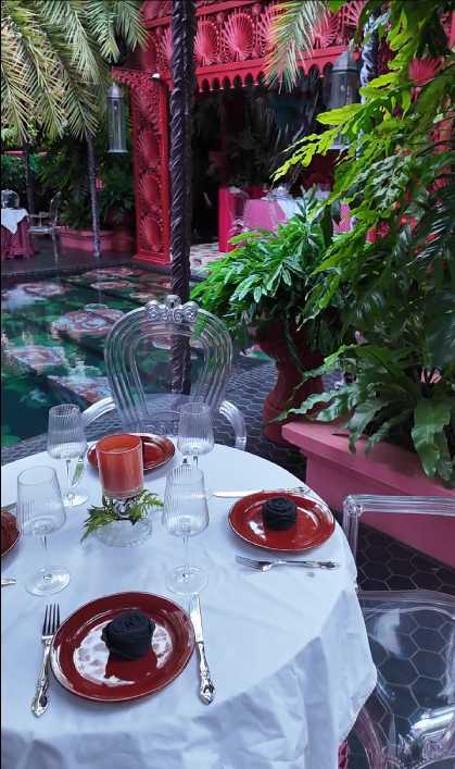 Ho Chi Minh-Rose Villa Saigon, a private restaurant in Ho Chi Minh City, has a beautiful environment
