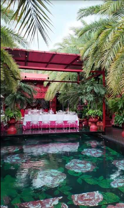 Ho Chi Minh-Rose Villa Saigon, a private restaurant in Ho Chi Minh City, has a beautiful environment