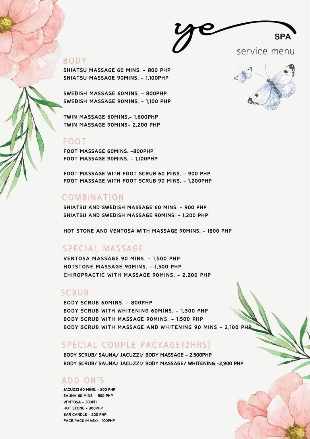 Clark/Angel City-Ye Spa??‍♀️, a massage parlor in Clark Korean Town, has a warm and comfortable interior
