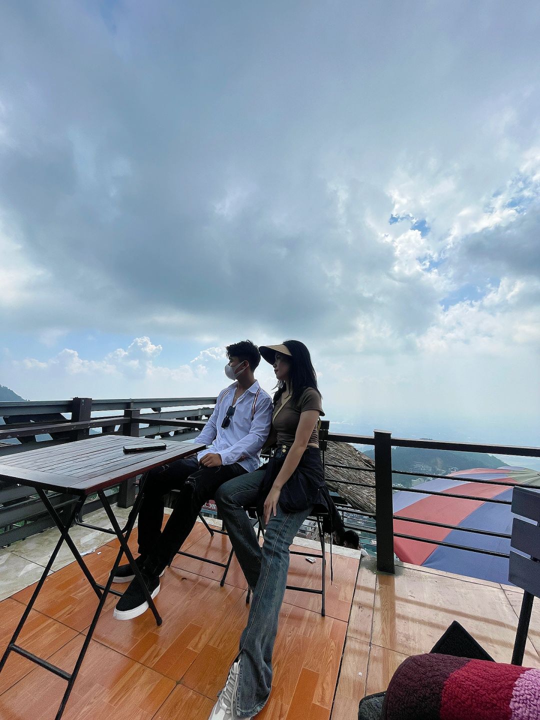 Hanoi-Tam Dao Mountain, a summer resort in Hanoi, Vietnam, enjoy the clouds in the morning and the sunshine at noon