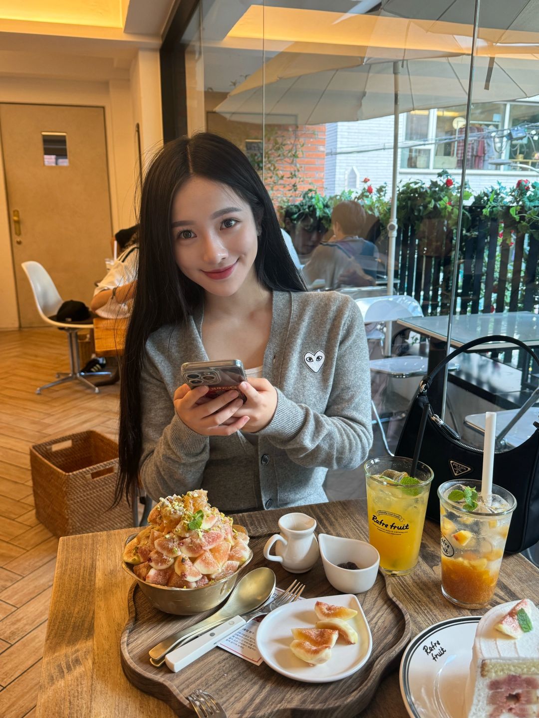 Seoul-Seoul restaurant Rafre Fruit recommended, ? Seongsu-dong fig smoothie & cake