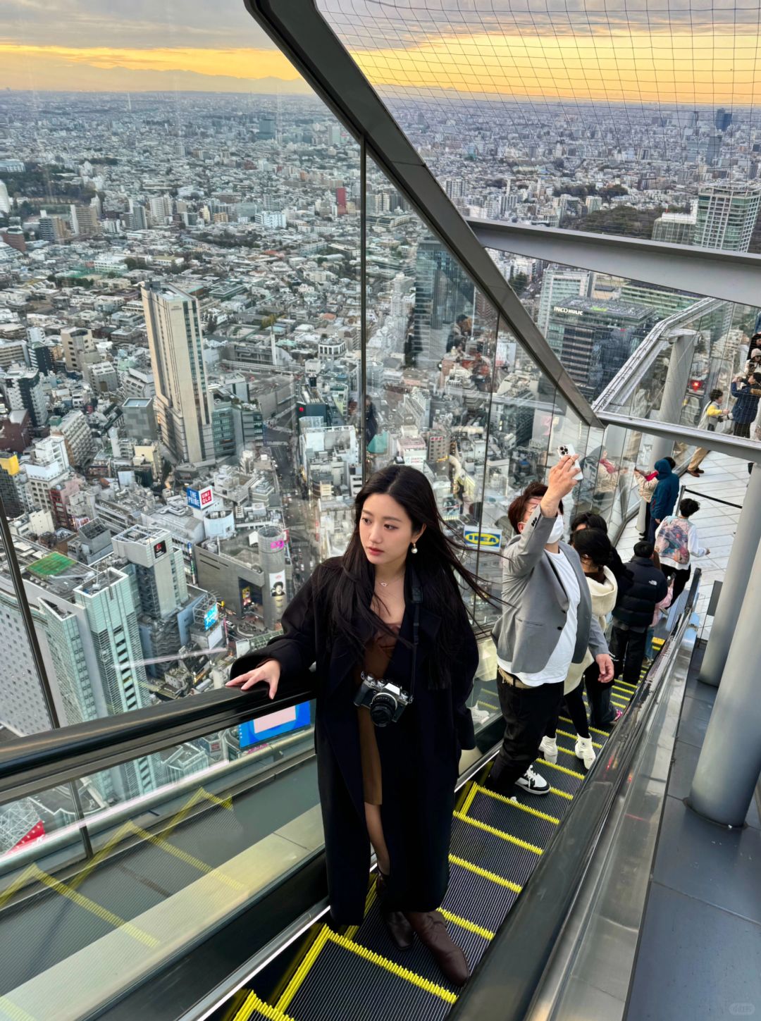 Tokyo-Comparison of night views of Tokyo, Japan.? Azabudai Hills VS Shibuya Sky