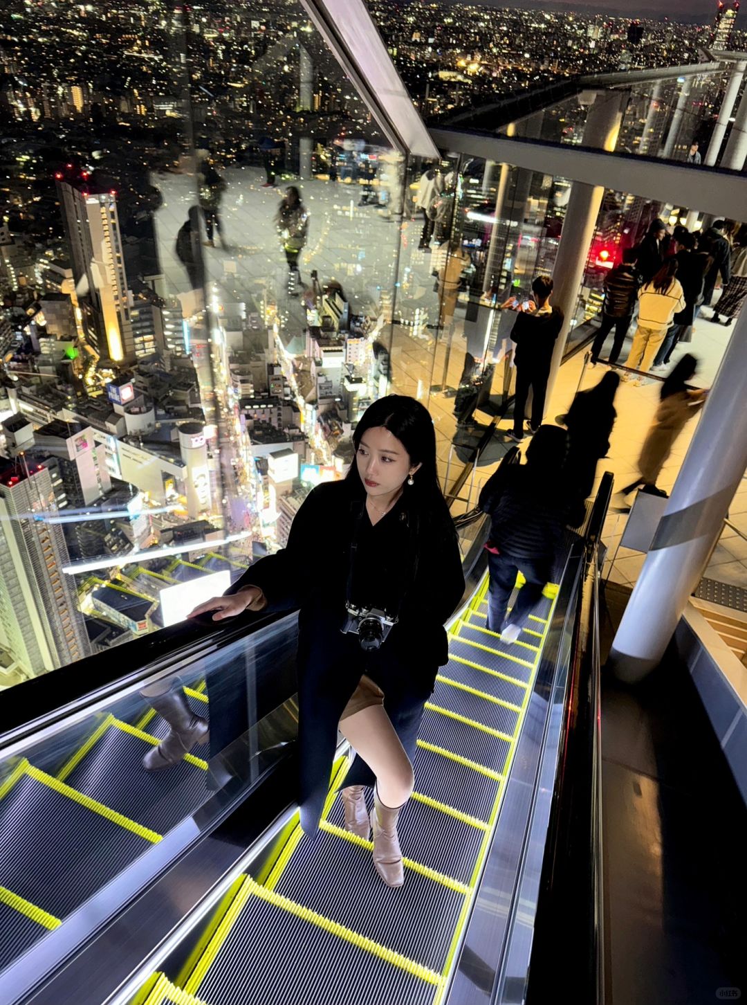 Tokyo-Comparison of night views of Tokyo, Japan.? Azabudai Hills VS Shibuya Sky