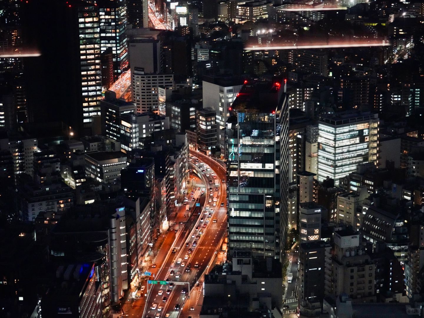 Tokyo-Comparison of night views of Tokyo, Japan.? Azabudai Hills VS Shibuya Sky