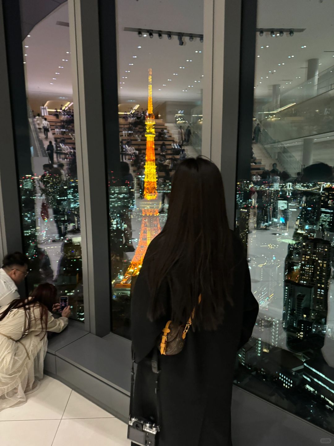 Tokyo-Comparison of night views of Tokyo, Japan.? Azabudai Hills VS Shibuya Sky