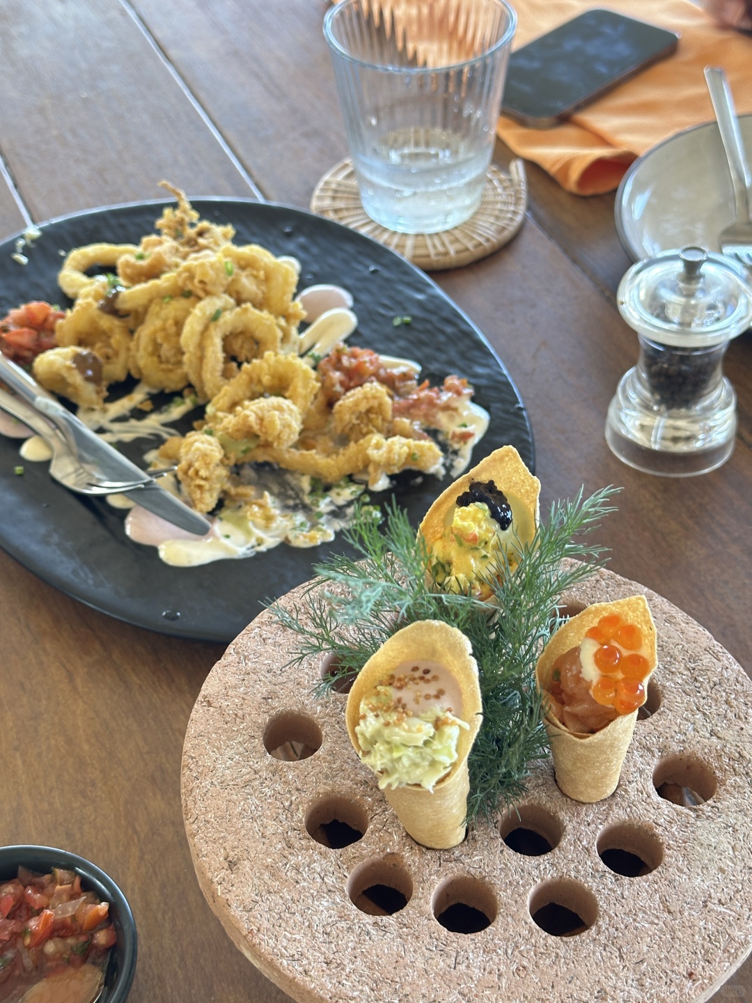 Hua Hin-Nomada restaurant on the beach in Hua Hin, Thailand, taste delicious seafood