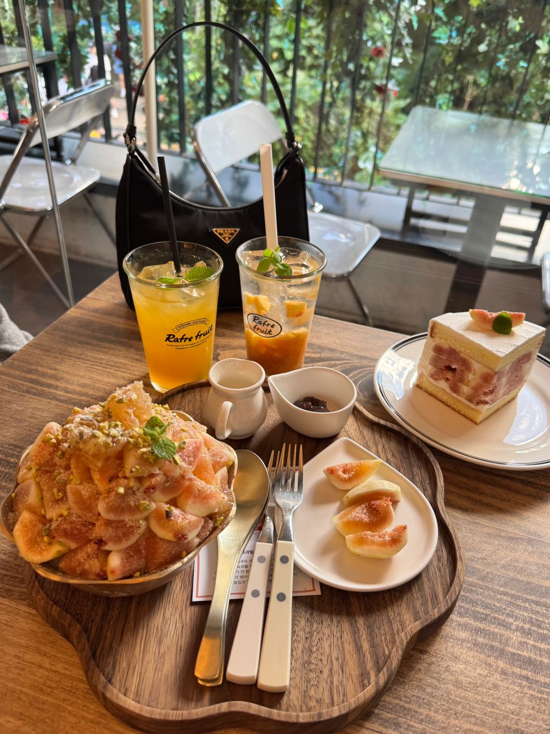 Seoul-Seoul restaurant Rafre Fruit recommended, ? Seongsu-dong fig smoothie & cake