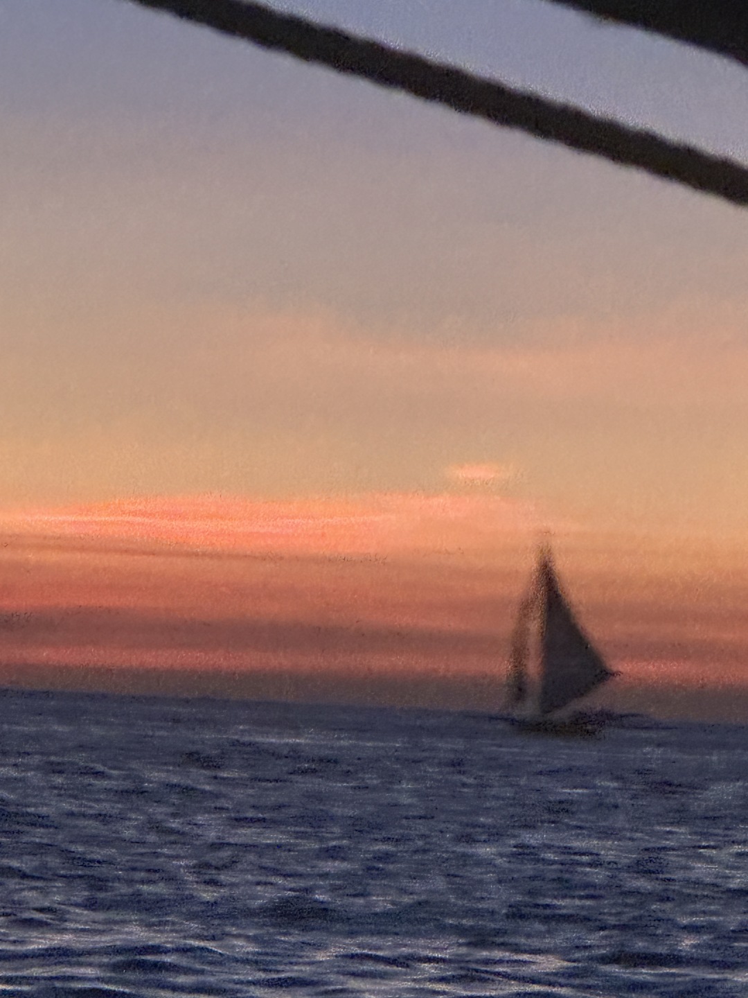 Boracay-Watching the sunset at Boracay's White Beach, ?the sky is painted orange and pink