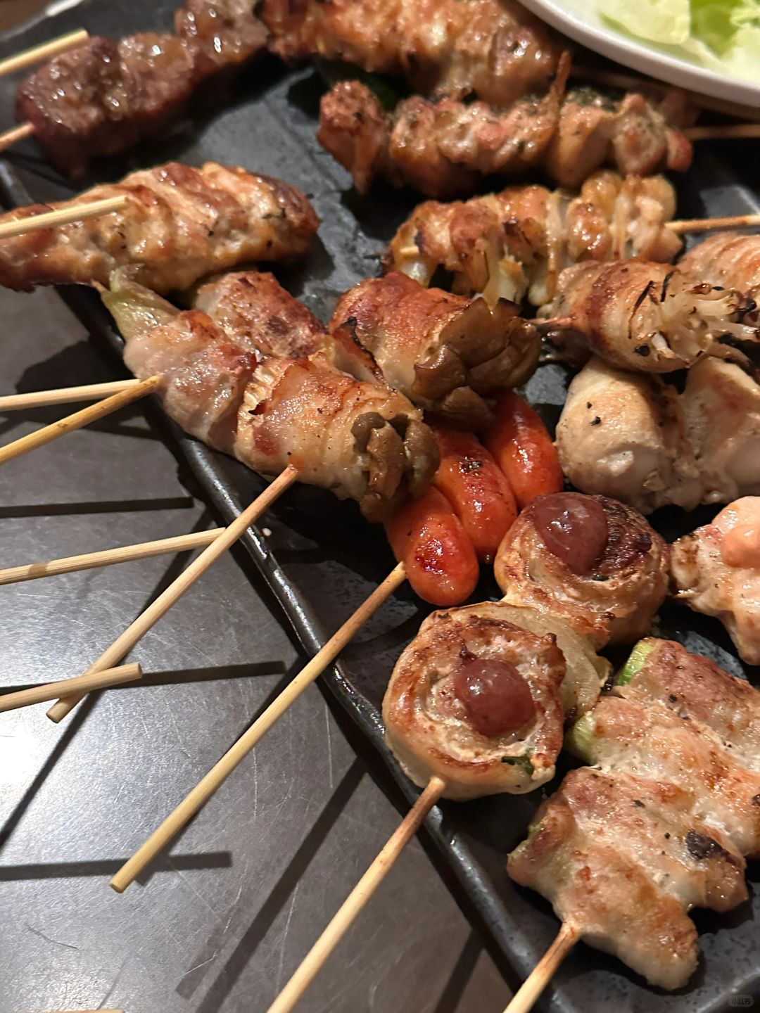 Okinawa-Kushibozu Yakitori Restaurant, ⛱️recommended plum chicken breast and beef skewers