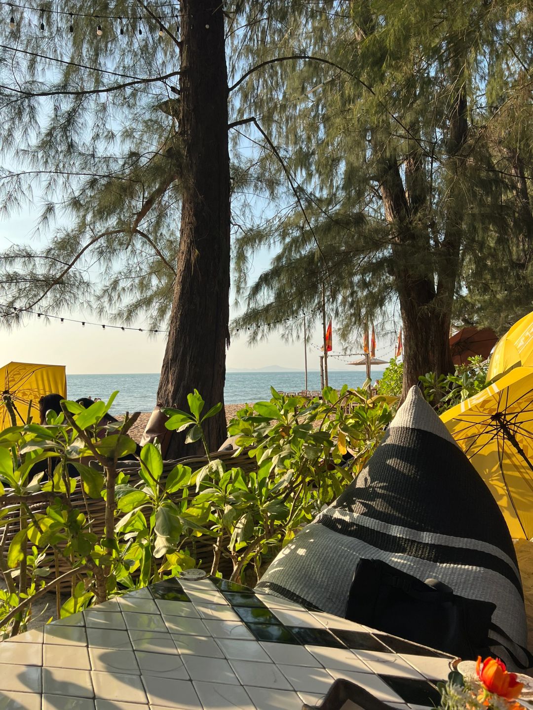 Pattaya-Cave Beach Club, the most beautiful sunset restaurant in Jomtien Beach, Pattaya, Thailand