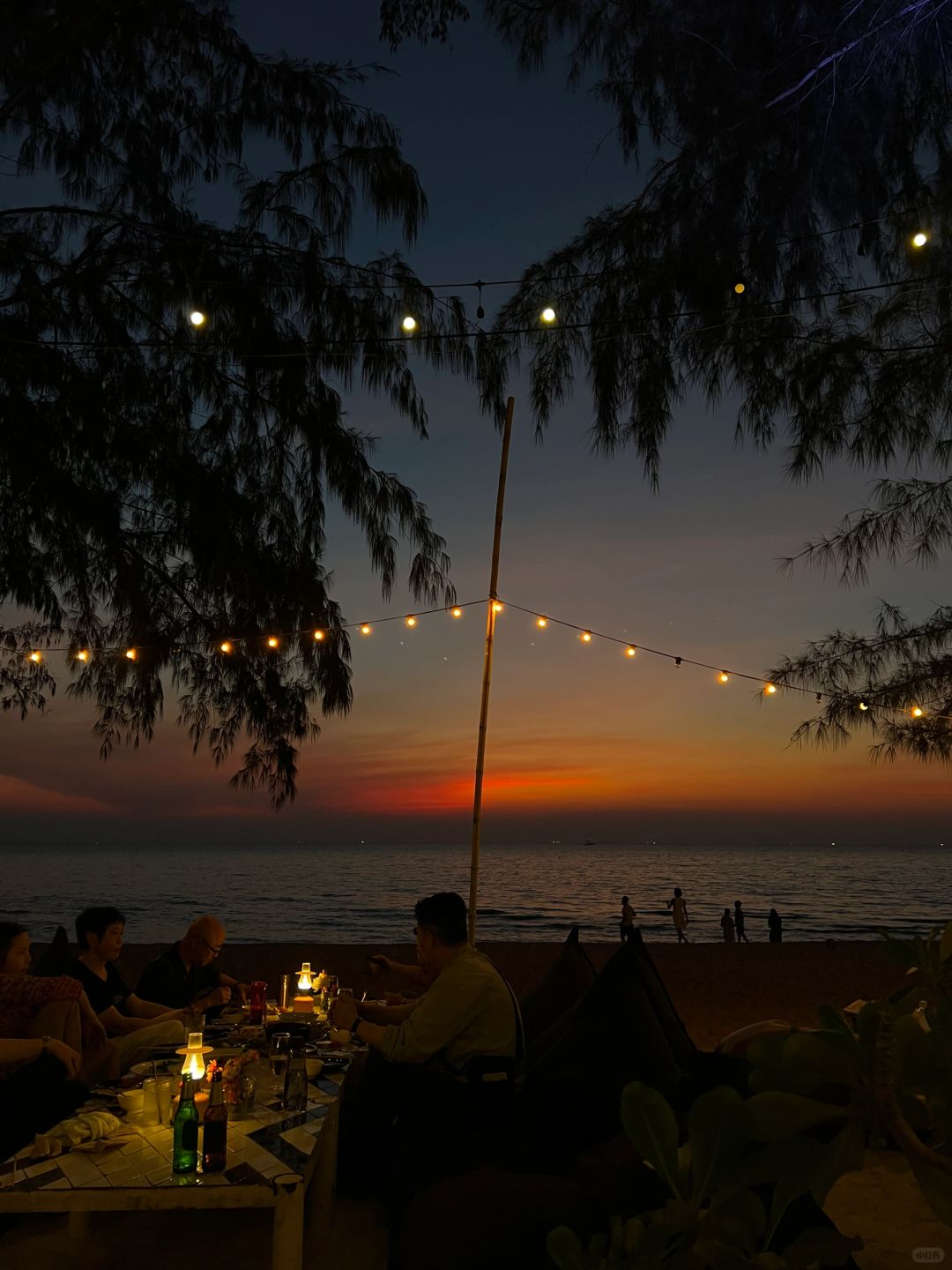 Pattaya-Cave Beach Club, the most beautiful sunset restaurant in Jomtien Beach, Pattaya, Thailand