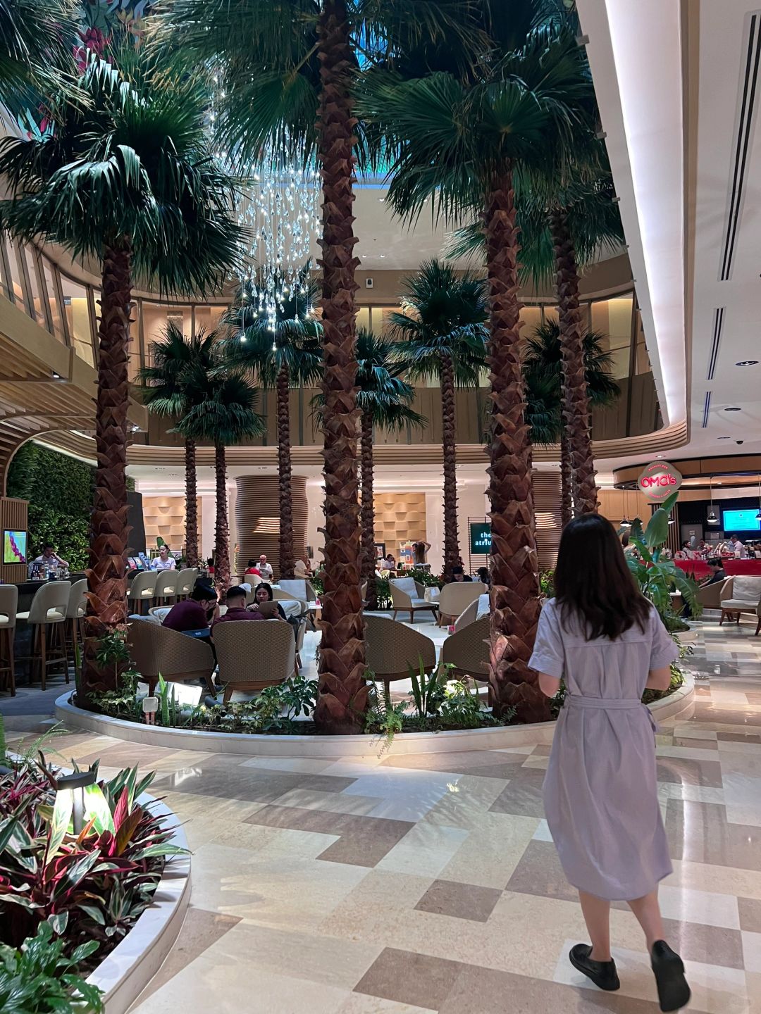 Clark/Angel City-The Atrium at Swissôtel Clark, Philippines, ☕️a Southeast Asian rainforest-style cafe