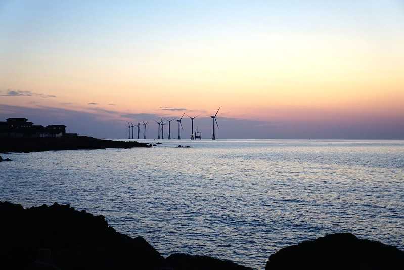 Busan/Jeju-Watching the sunset at the cactus community in Wolryeong-ri, Jeju Island, South Korea